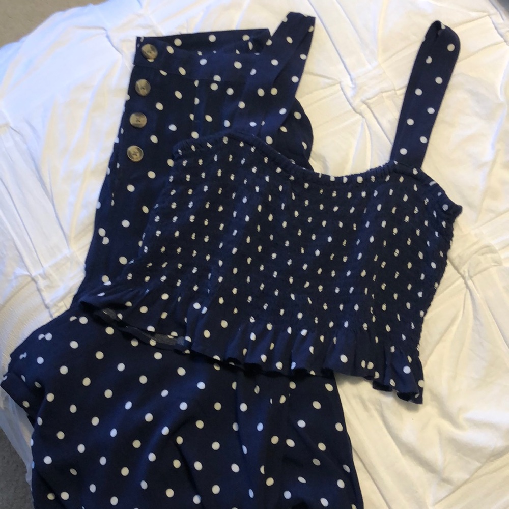 American Eagle 2 piece jumpsuit size medium